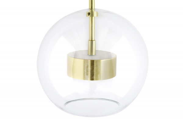 Aplica perete Capri High rotunda cu iluminare LED, sticla/suport auriu, XCW9148-1 - King [6]