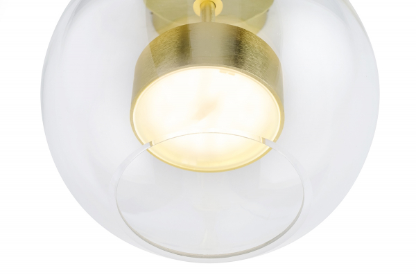 Aplica perete Capri High rotunda cu iluminare LED, sticla/suport auriu, XCW9148-1 - King [3]