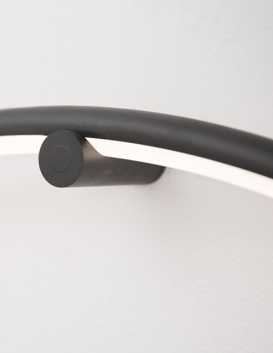 Aplica perete cerc stil minimalist Nikom Ø45/79 cm iluminare LED dimabila cu intrerupator, 9108312 - Novaluce [4]