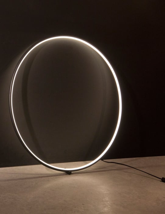 Aplica perete cerc stil minimalist Nikom Ø45/79 cm iluminare LED dimabila cu intrerupator, 9108312 - Novaluce [10]