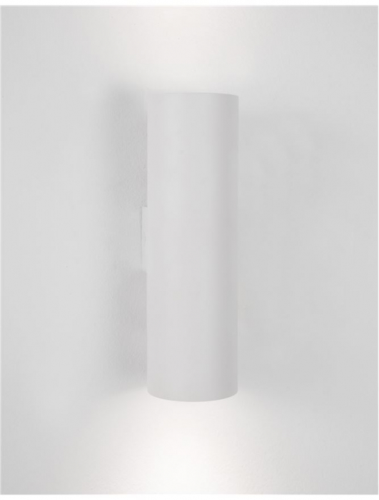 Aplica perete cilindrica nearga/alba Dugal, din metal, bidirectionala, IP54, 9450882 - Novaluce [7]