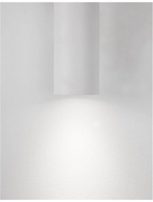 Aplica perete cilindrica nearga/alba Dugal, din metal, bidirectionala, IP54, 9450882 - Novaluce [11]