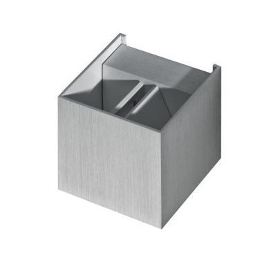 Aplica perete cub cu deschidere reglabila Arden 10x10 cm, design minimalist, metal, AZ 0952 - Azzardo [5]