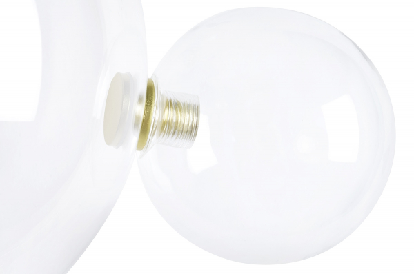 Aplica perete design modern Bubble Premium 6, iluminare LED, suport auriu, XCW9148-1B - King [3]