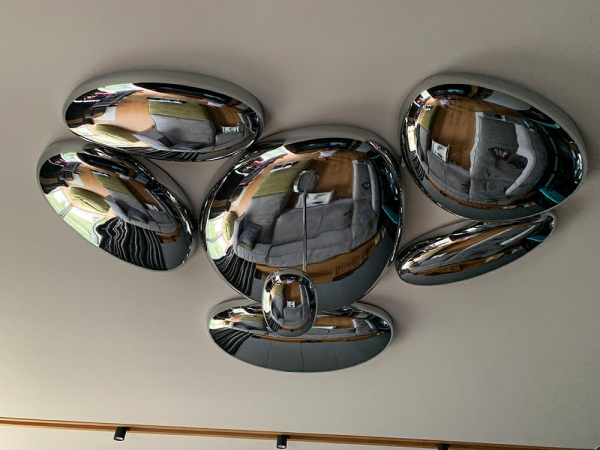 Aplica perete design Rock Mirror in forma de pietre cromate, XCC6740-6/C7005/6 - King [6]