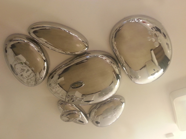 Aplica perete design Rock Mirror in forma de pietre cromate, XCC6740-6/C7005/6 - King [2]
