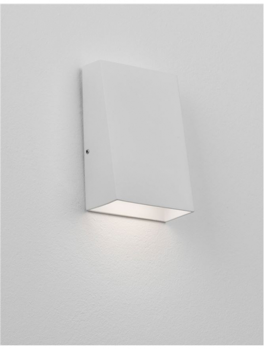 Aplica perete exterior LED alba Lorai, din metal, IP54, 9202131 - Novaluce [2]