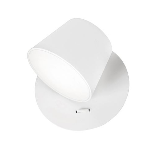 Aplica perete LED ajustabila neagra/alba Marina, din metal, switch ON/OFF, 8223602 - Novaluce [4]