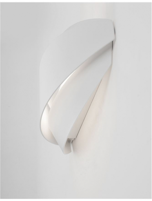 Aplica perete LED alba Hester, design modern din acril, 20/29 cm, 9128312 - Novaluce [11]