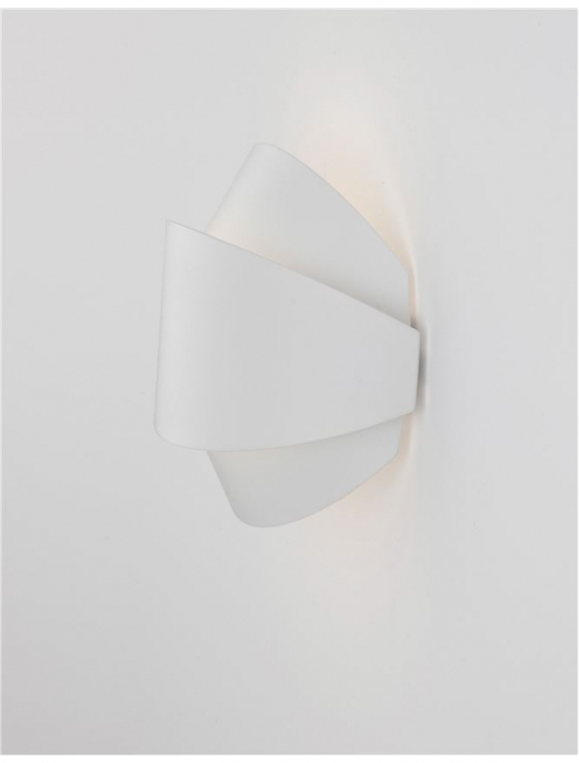 Aplica perete LED alba Hester, design modern din acril, 20/29 cm, 9128312 - Novaluce [3]