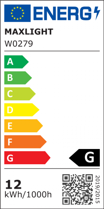 Aplica perete LED alba/neagra metal Jorja 41x6,6 cm, W0279 - Maxlight [6]