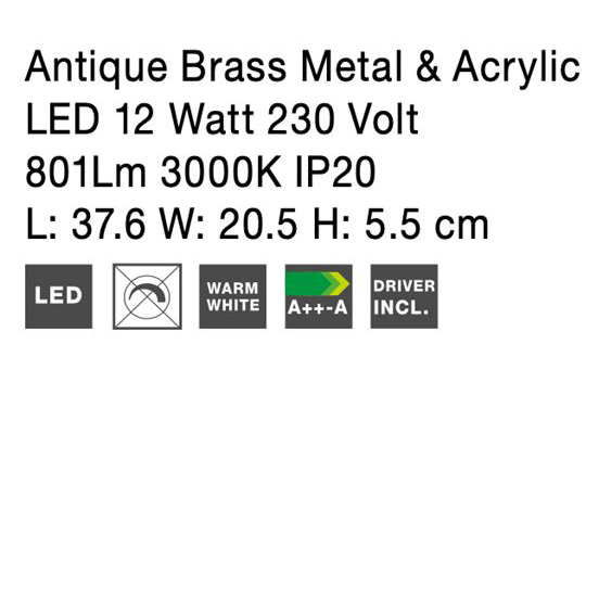 Aplica perete LED baie aurie/argintie liniara Viggo, din metal, 37,6 cm, ajustabila, 9117302 - Novaluce [17]