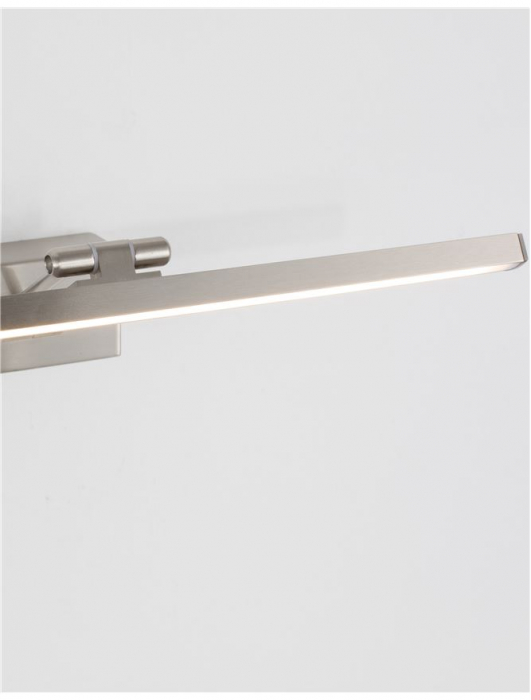 Aplica perete LED baie aurie/argintie liniara Viggo, din metal, 37,6 cm, ajustabila, 9117302 - Novaluce [6]