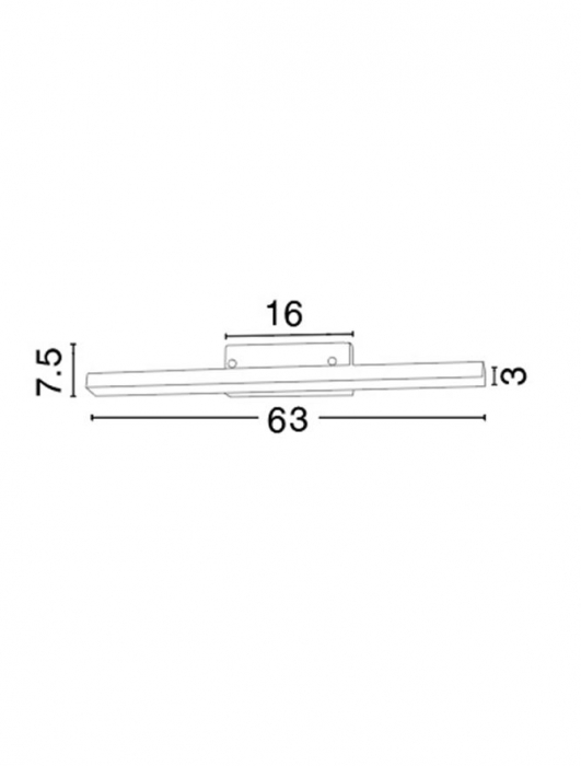 Aplica perete LED baie crom liniara Fanzi, 49/63 cm, din metal, IP44, 787004 - Novaluce [3]