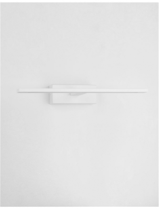 Aplica perete LED baie neagra/alba liniara Gita, 41,5/62 cm, din metal, IP44, 9053122 - Novaluce [14]