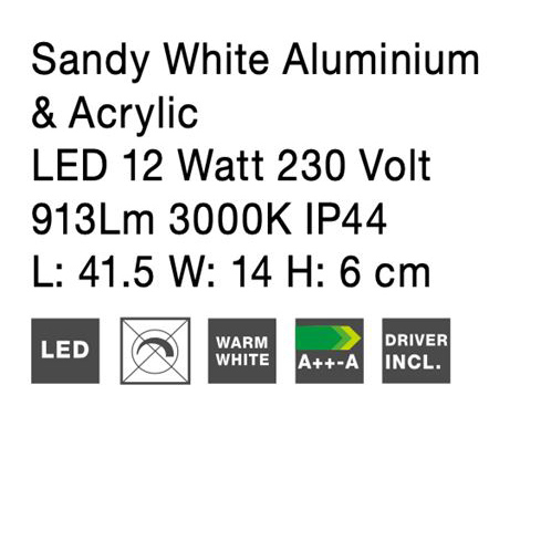 Aplica perete LED baie neagra/alba liniara Gita, 41,5/62 cm, din metal, IP44, 9053122 - Novaluce [17]
