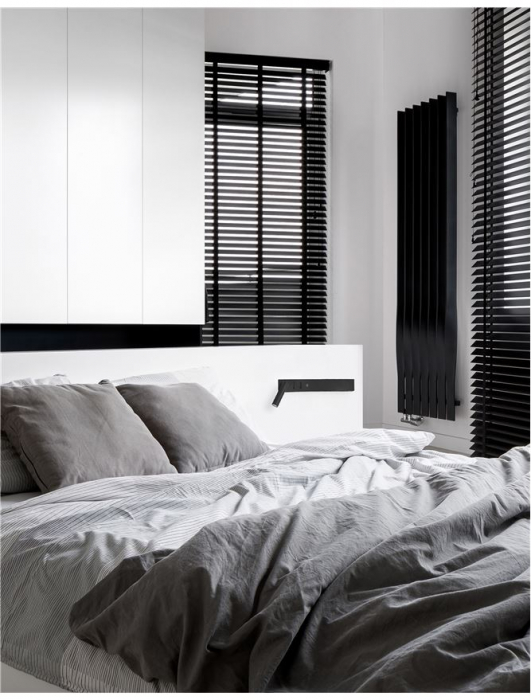 Aplica perete LED liniara neagra/alba Norbi, cu cititor stanga/dreapta ajustabil, din metal, cu port USB, 9533521 - Novaluce [9]