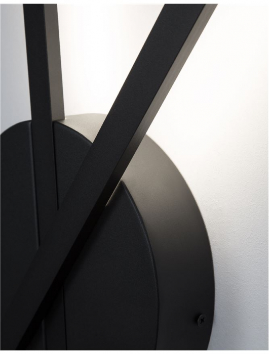 Aplica perete LED modernă neagra/alba Doran, din metal, 9100202 - Novaluce [6]