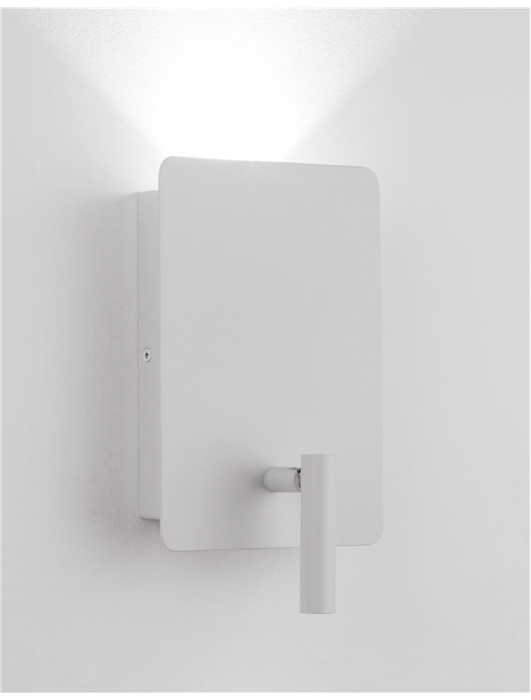 Aplica perete LED neagra/alba Lazar, cu cititor ajustabil, din metal, cu port USB, 9018501 - Novaluce [5]