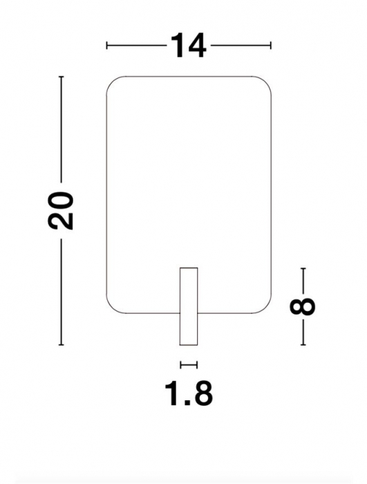 Aplica perete LED neagra/alba Lazar, cu cititor ajustabil, din metal, cu port USB, 9018501 - Novaluce [6]
