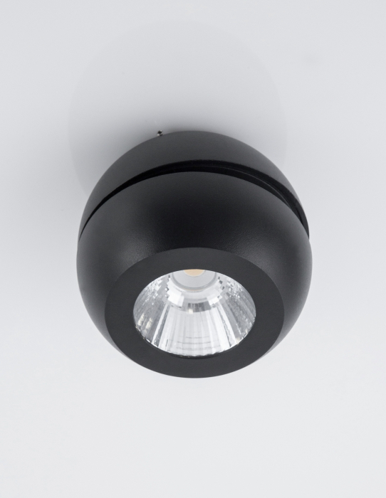 Aplica perete LED neagra/alba Tomin cu spot rotativ si ajustabil, 9105101 - Novaluce [3]