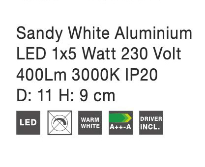 Aplica perete LED neagra/alba Tomin cu spot rotativ si ajustabil, 9105101 - Novaluce [10]