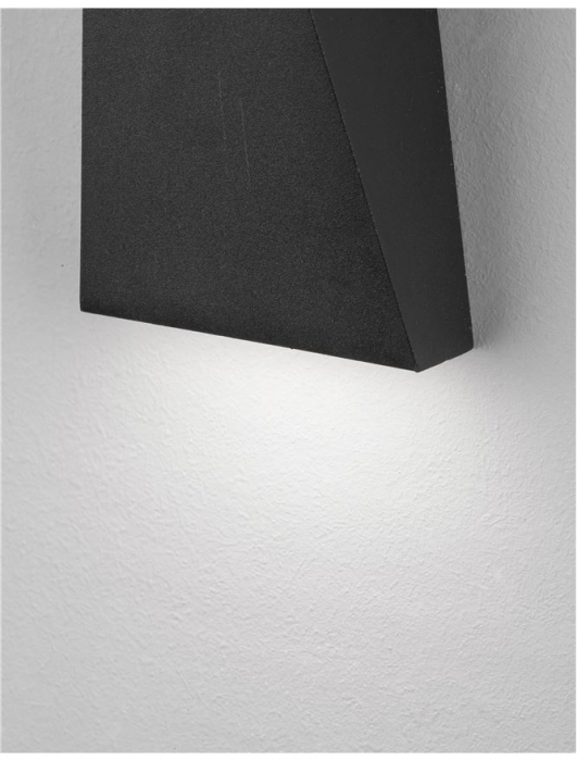 Aplica perete LED nearga/alba Lorai, din metal, bidirectionala, IP54, 9202262 - Novaluce [4]