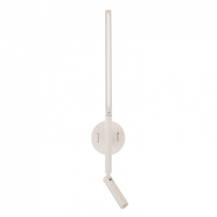 Aplica perete LED premium neagra/alba Stick rotativa, din metal, 55 cm, cu cititor, 9182812 - Novaluce [12]