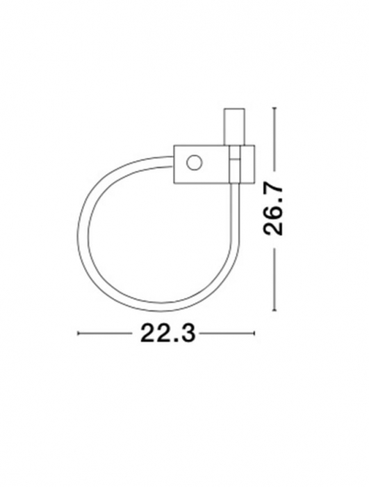 Aplica perete LED premium negru/alba Vlasi, din metal, ajustabila, 8126582 - Novaluce [7]