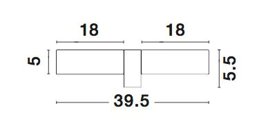 Aplica perete liniara baie alba Cali, din sticla, baza metal, IP44, 41619202 - Novaluce [7]