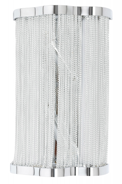 Aplica perete lux Anez 38x21,5 cm, design modern exclusivist, lanturi aluminiu/otel, 1080W - King [2]
