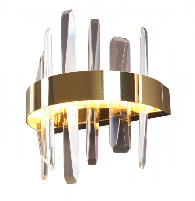Aplica perete lux iluminare LED Ermes 25x16x30 cm metal/sticla, W0287 - Maxlight [2]