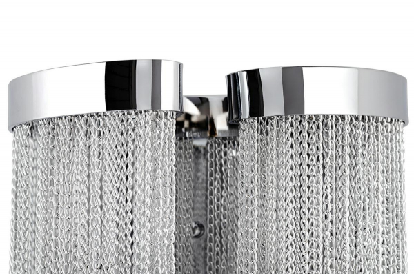 Aplica perete lux Vanco 20x45 cm design modern, aluminiu/otel, 1107W - King [2]
