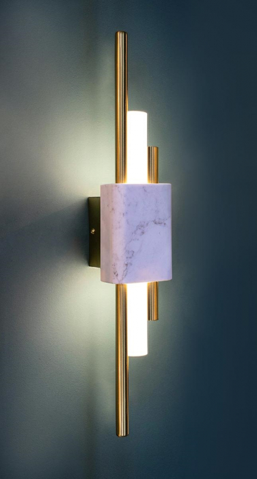 Aplica perete Luxor design extravagant modern, aurie, iluminare LED, ST-7007W-WHITE - Stepintodesign [6]
