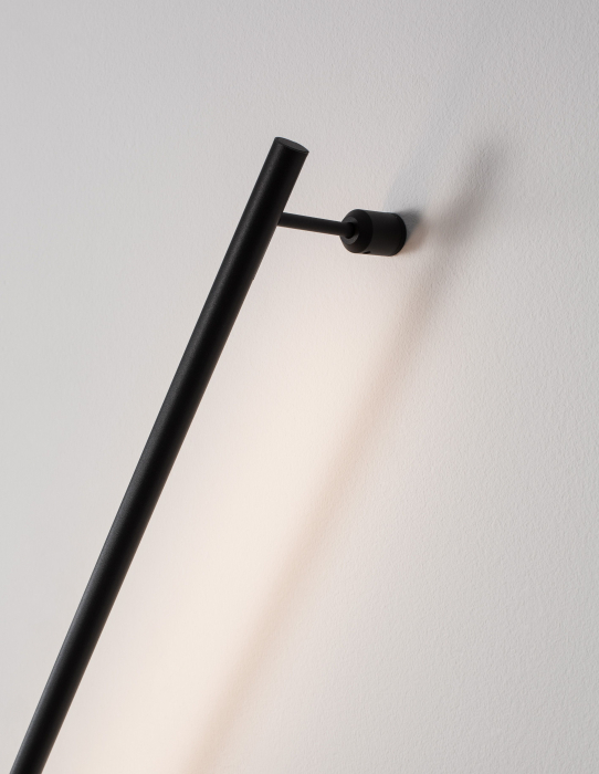 Aplica perete neagra Ottone 9 - 60/90/120 cm stil minimalist, iluminare LED, 9081130 - Novaluce [5]