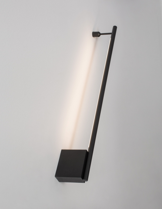 Aplica perete neagra Ottone 9 - 60/90/120 cm stil minimalist, iluminare LED, 9081130 - Novaluce [7]