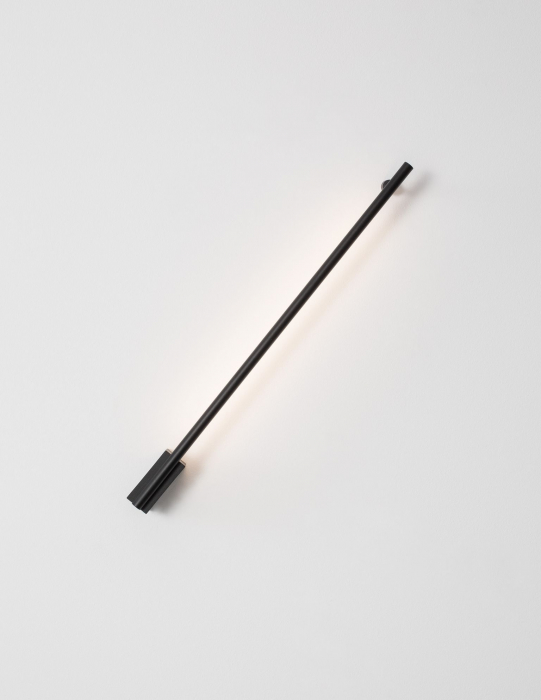 Aplica perete neagra Ottone 7 - 60/90/120 cm stil minimalist, iluminare LED, 9081600 - Novaluce [4]