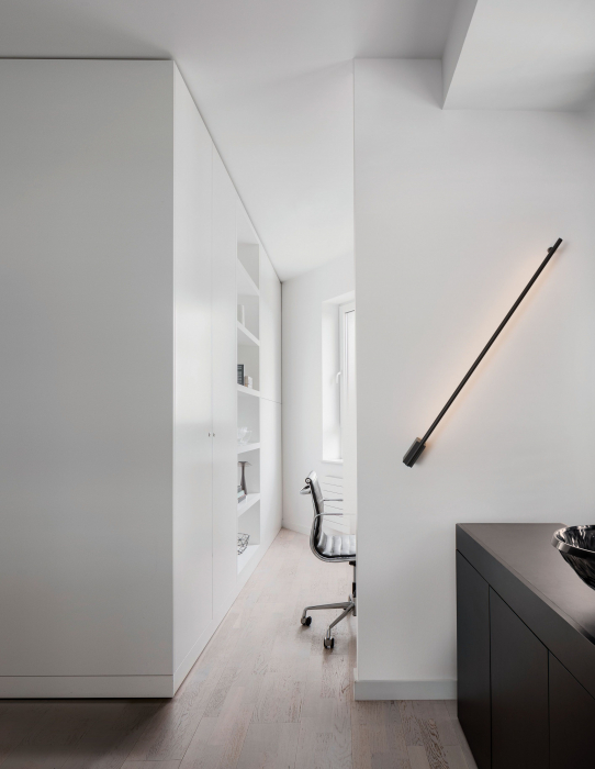 Aplica perete neagra Ottone 9 - 60/90/120 cm stil minimalist, iluminare LED, 9081130 - Novaluce [17]