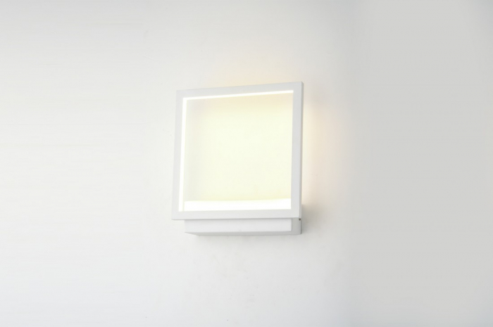 Aplica perete patrata Square alba/neagra, iluminare LED, AZ 3141 - Azzardo [3]
