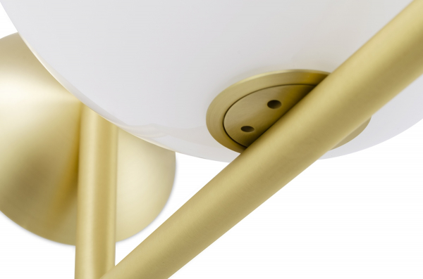 Aplica perete sferica Eliot, design modern, sticla/suport auriu, MB10563-1L-200T - King [3]
