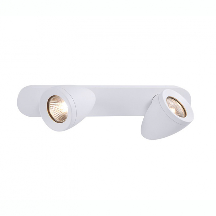 Aplica perete/tavan alba cu 2 spoturi reglabile Kabel 35 cm, design modern, AZ 1241 - Azzardo [2]