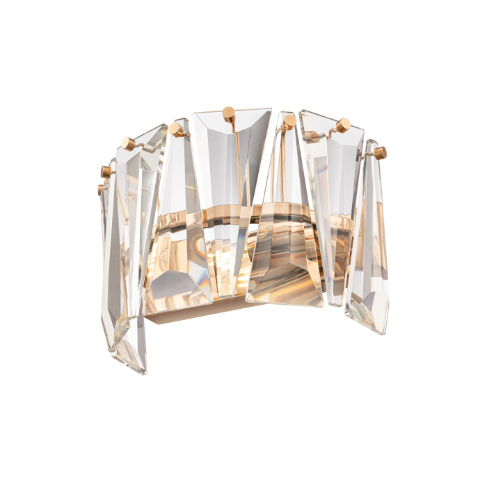 Aplica Puntes MOD043WL-01G, 1xE14, aurie+transparenta, IP20, Maytoni [3]