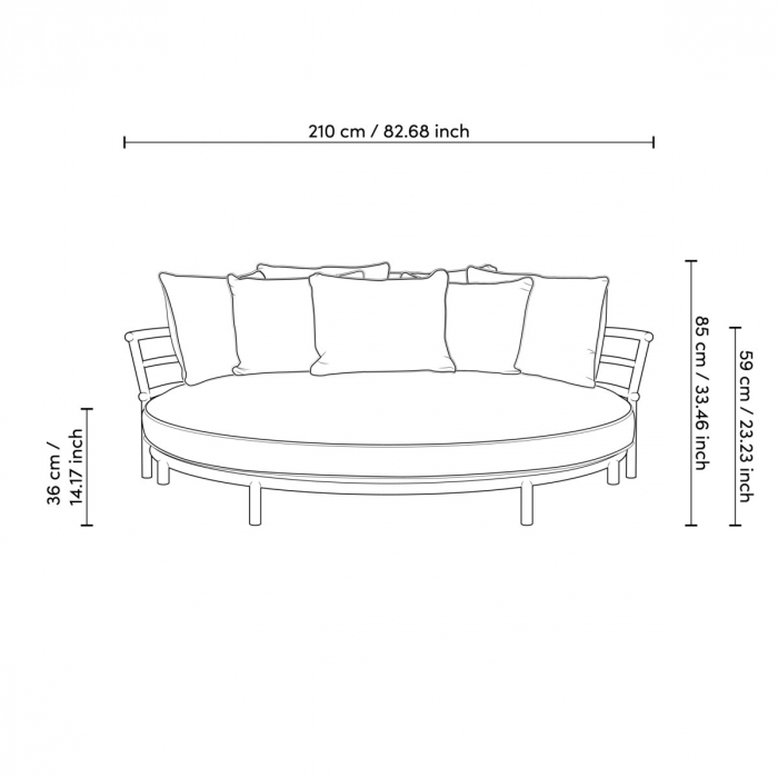   Pat de exterior Laguno nisip lewis alb/grey 116096 EICHHOLTZ [9]