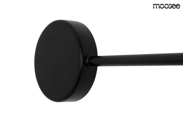 Aplică Shadow 4 Close 80,5x3,5x80,5 cm, Metal Negru - Moosee [3]