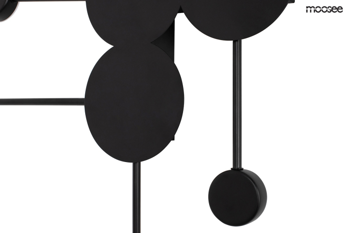 Aplică Shadow Multi 102x5,5x80 cm, Metal Negru Mat - Moosee [2]