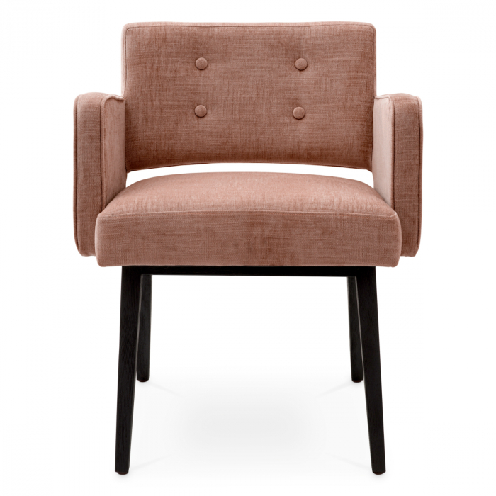   Scaun de dining Locarno sisley roz 117016 EICHHOLTZ [3]
