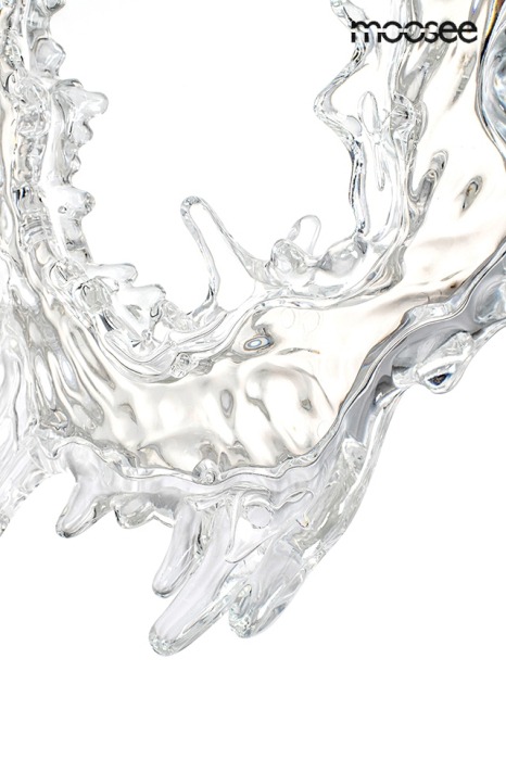 Aplică Splash M 56x20x65 cm, Oțel și Acrilic Argintiu - Moosee [5]