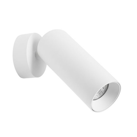 Aplica spot cilindric reglabil premium negru/alb Canoli, din metal, 821602 - Novaluce [1]