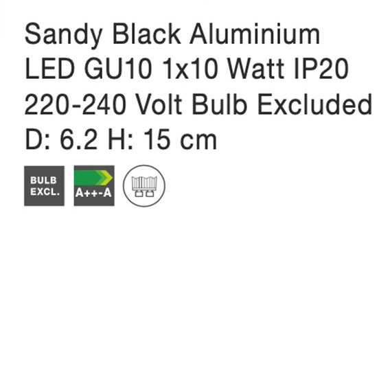 Aplica spot cilindric reglabil premium negru/alb Canoli, din metal, 821602 - Novaluce [6]