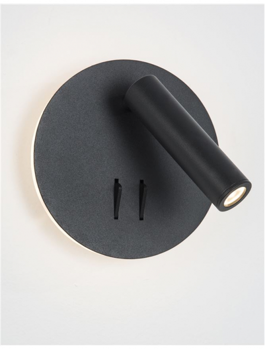 Aplica spot LED reglabil crom/alb Emmie, din metal, switch ON/OFF, lumina directa si indirecta, 9081222 - Novaluce [3]